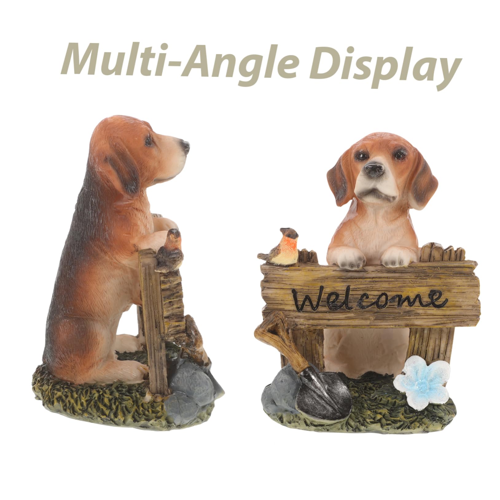 YARNOW 3 Pièces décorations de Jardin balles pour Chiens pour Chien Jouets pour s Tapis Pipi pour Figurine Animaux Figurines Animaux Faux décoration de résine