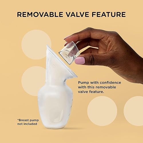 Miniatura 9 de Extractor de leche manual manos libres con válvula personalizada a prueba de derrames, esenciales posparto, fácil de limpiar, bomba portátil para