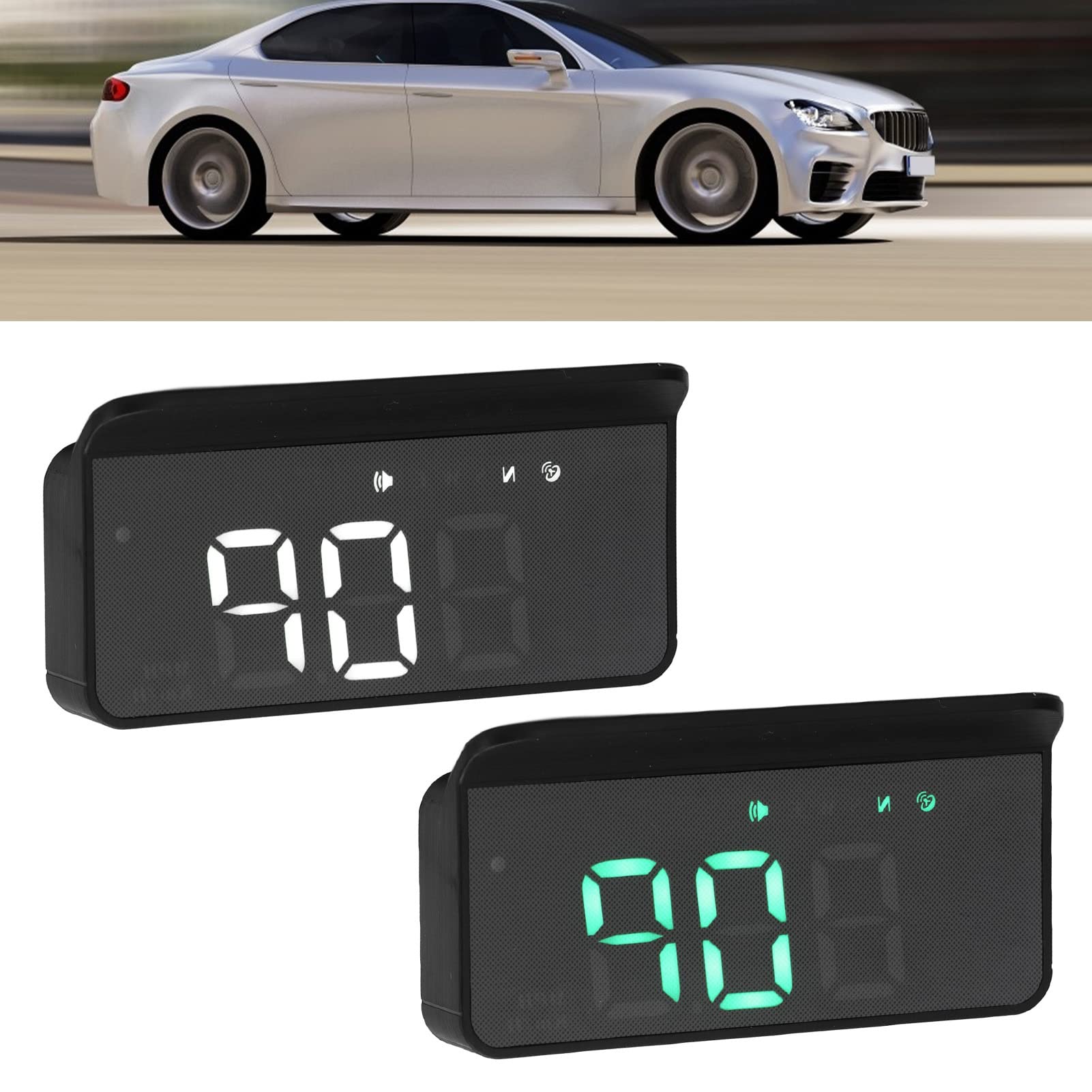 Ap-6 Hud Display Obd Gps Snelheidsmeter Smart On-board Computer Met Verstelbare Beugel Duidelijke Foutcode Auto Head Up Display