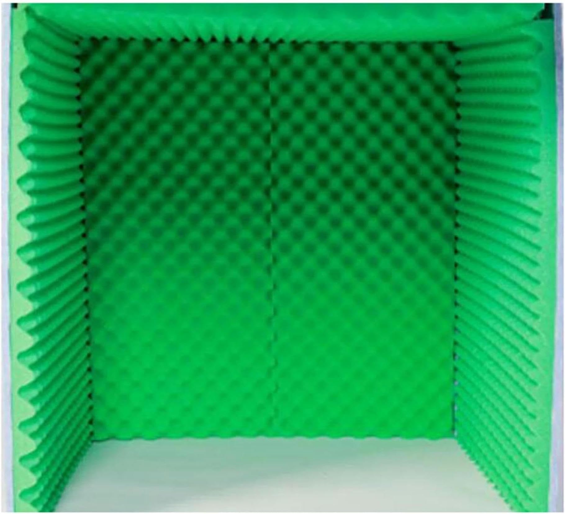 Cabina De Grabación Vocal Portátil,Cubierta Insonorizada De Escritorio Espuma De Absorción De Sonido Súper Densa con Reducción De Ruido Caja De Cabina De Grabación De Sonido Portátil Hecha~/