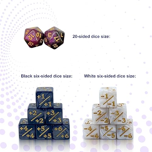 Vista 10 de MTG Playmat TCG Playmat - Incluye tubo de almacenamiento y 7 dados de experiencia de primera calidad y bloqueo de bordes, impermeable y 1-bonita