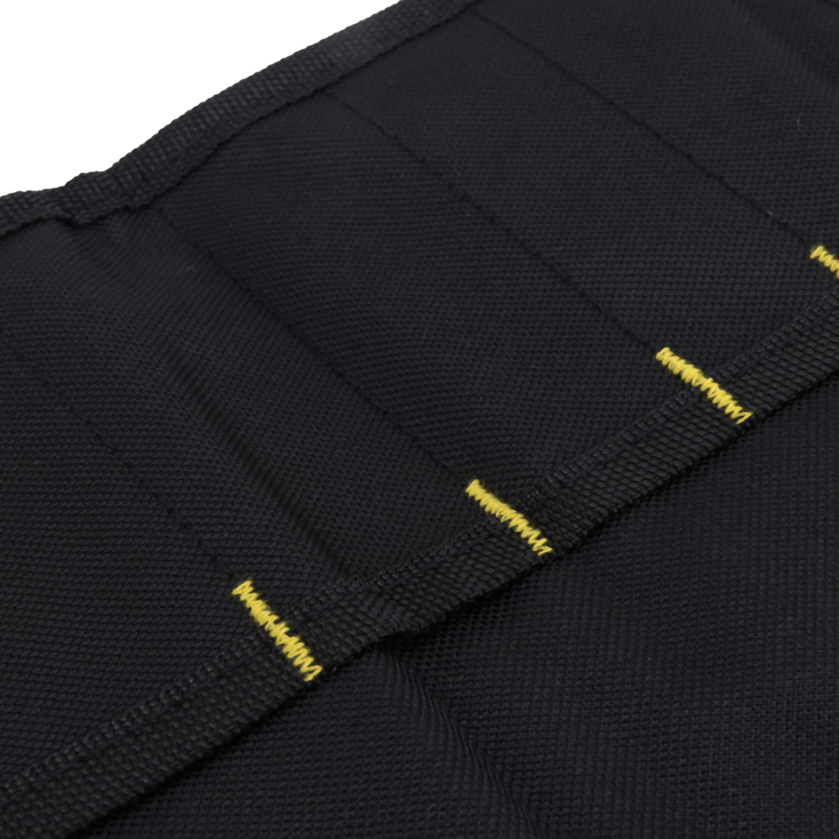 Borsa per coltelli in rotolo per contenere fino a 22 coltelli, colore: nero