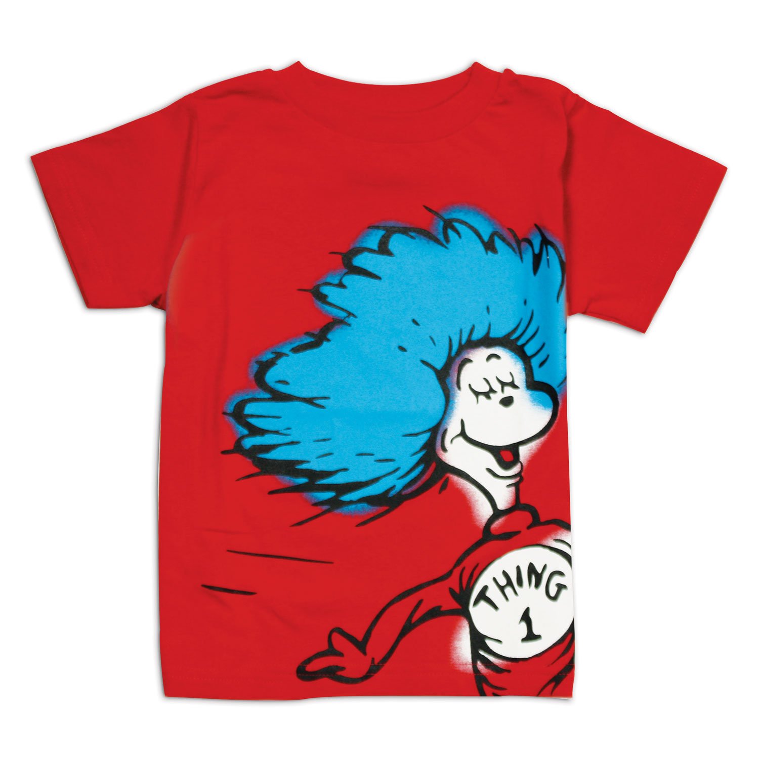 Bumkins Dr. Seuss Short Sleeve Toddler Tee, Red Thing 1, 24 Months