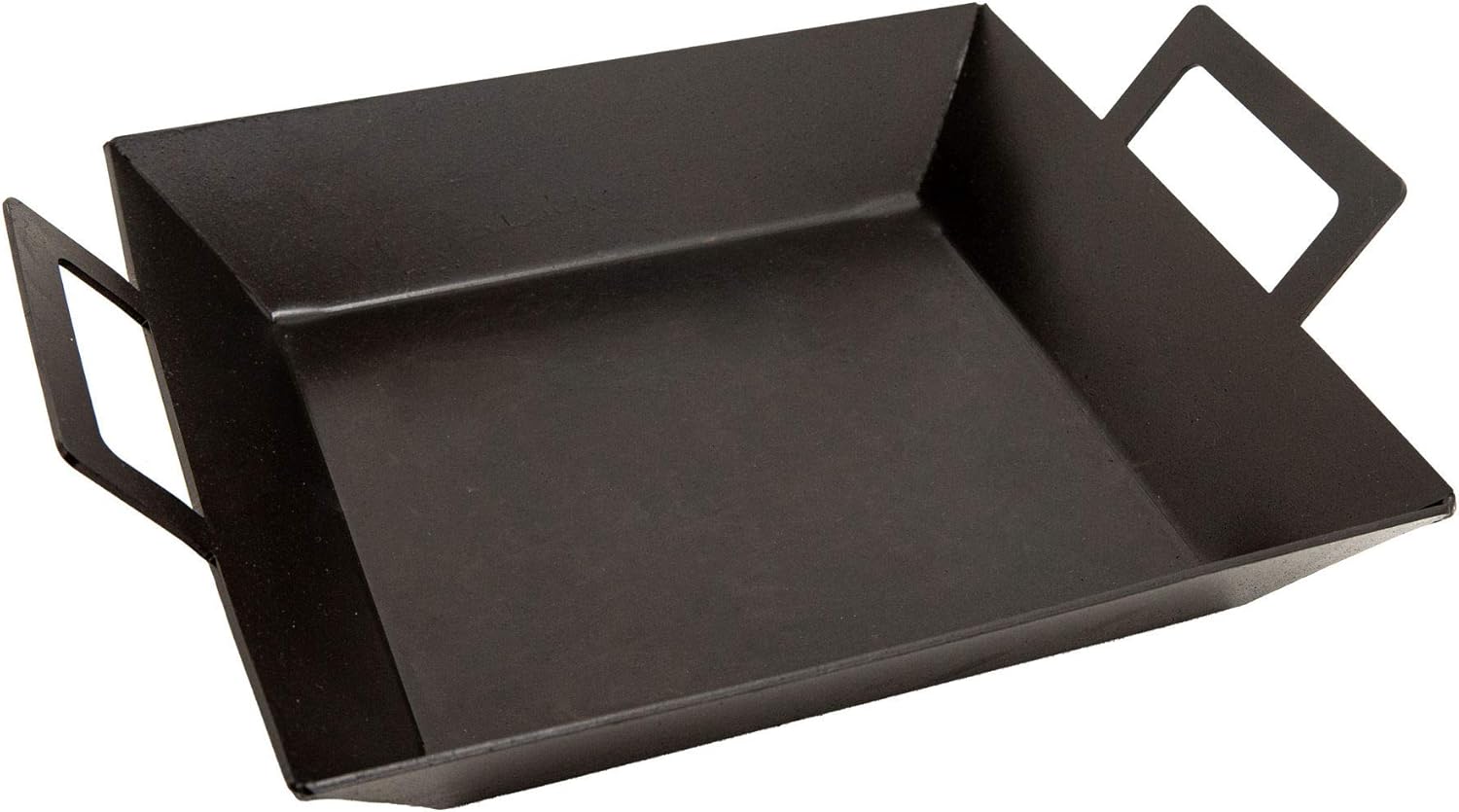 BBQ Hack Skillet Hack,Nonstick Carbon Steel Skillet,Stovetop,Oven,Grill, and Campfire Griddle, Stir Fry,Meats,Breakfast and More,The Perfect Camping Cookware Tool (12" Deep X 12" Wide Skillet Hack)