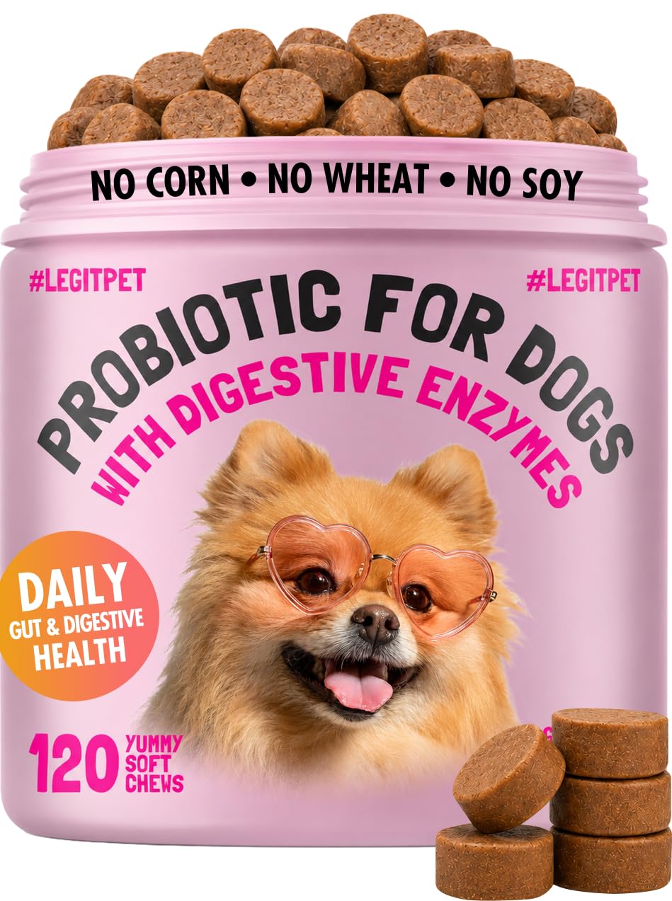 Probiotics for Dogs Natural Digestive Enzymes