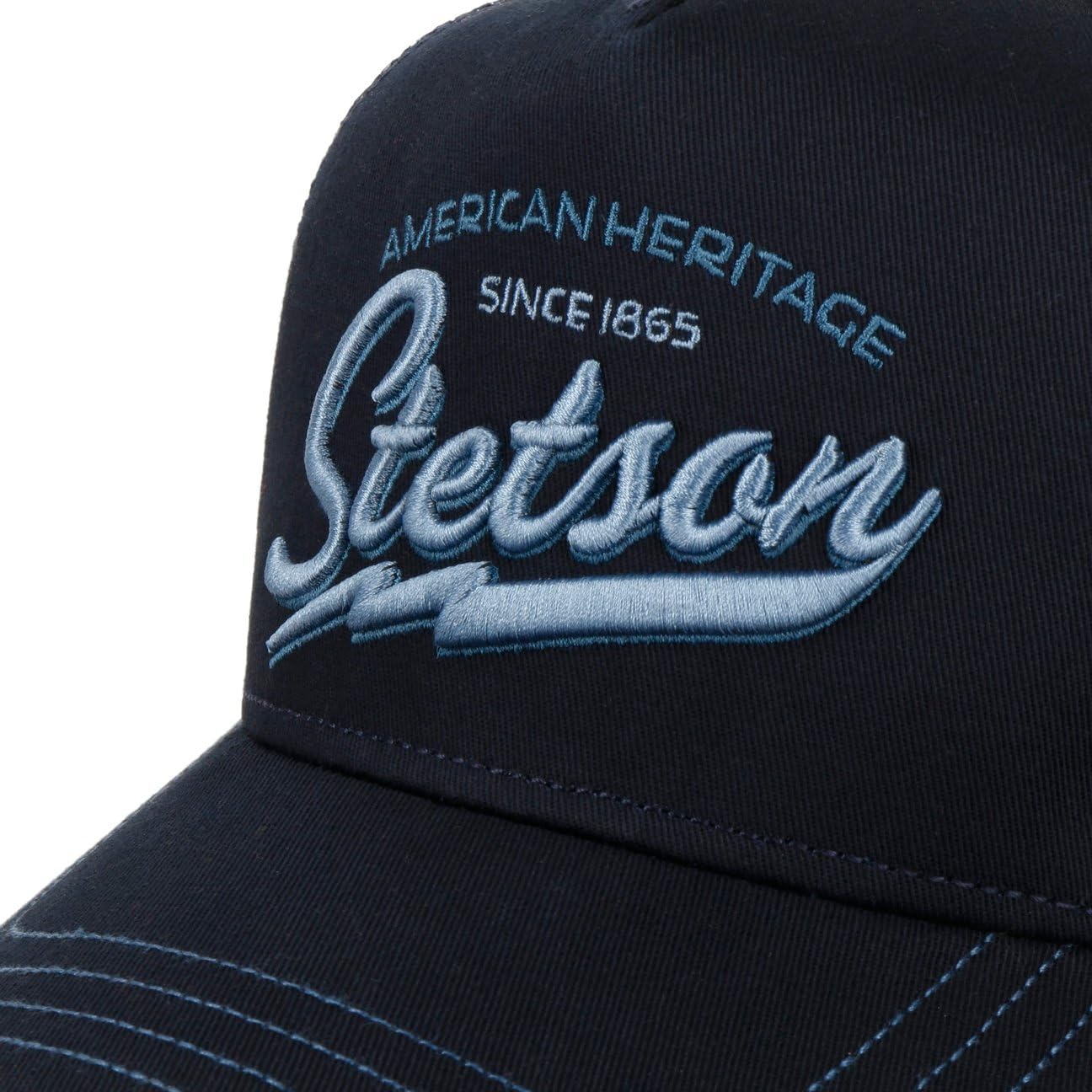 Stetson Since 1865 Trucker Cap Snapback Stoffcap Herren Sommer Winter