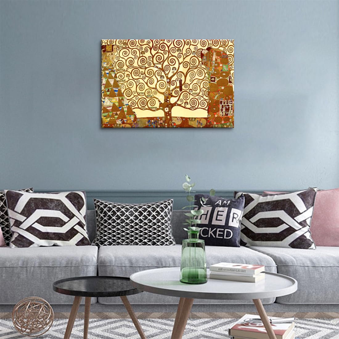 生命の樹絵壁掛け インテリア アート Amazon.co.jp: 世界的に有名な絵画 グスタフクリムト生命の樹