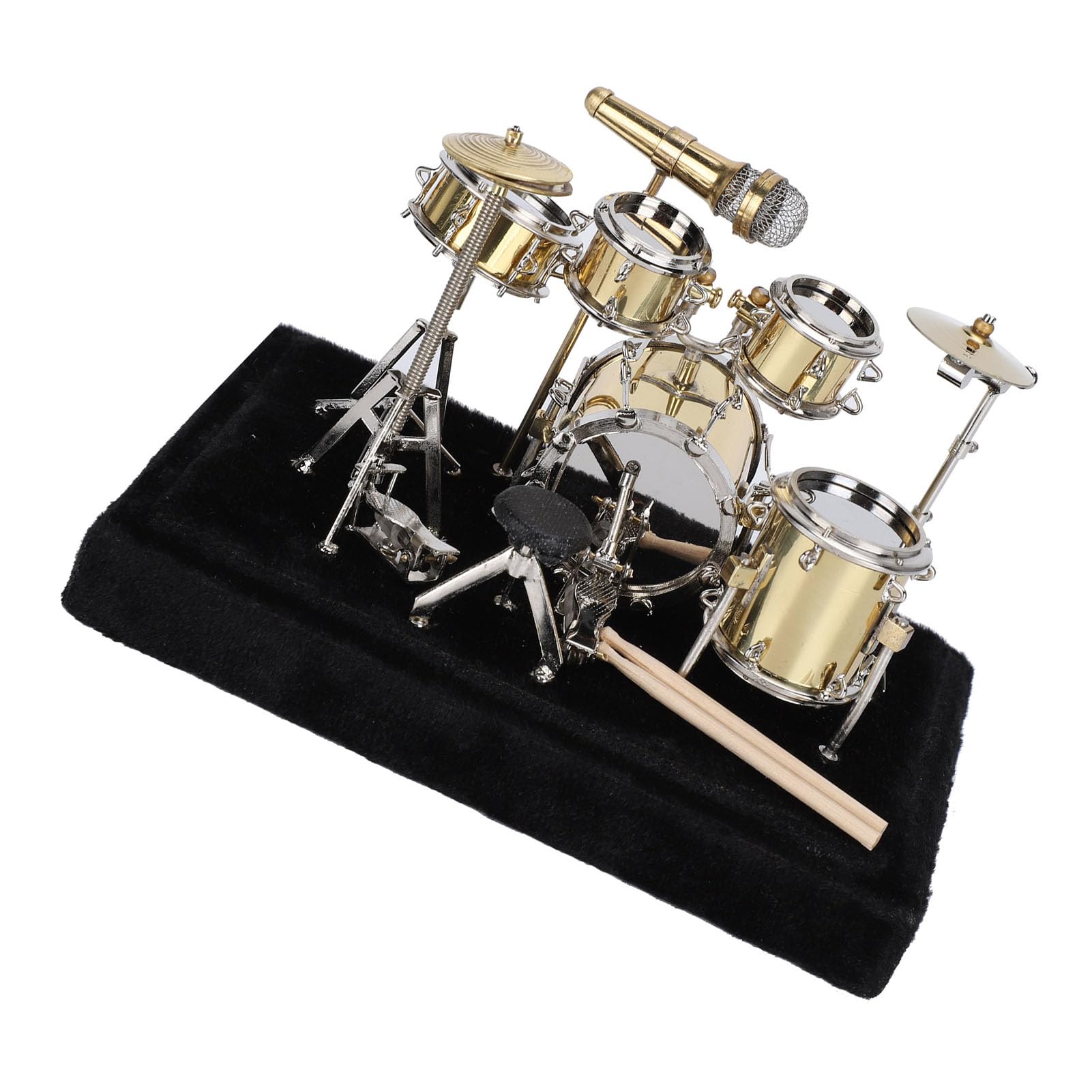 Mini modelo de tambor, adornos de instrumentos para el hogar, coleccionable, decoración exquisita, del día de graduación, decoración artística, decoración del hogar, s
