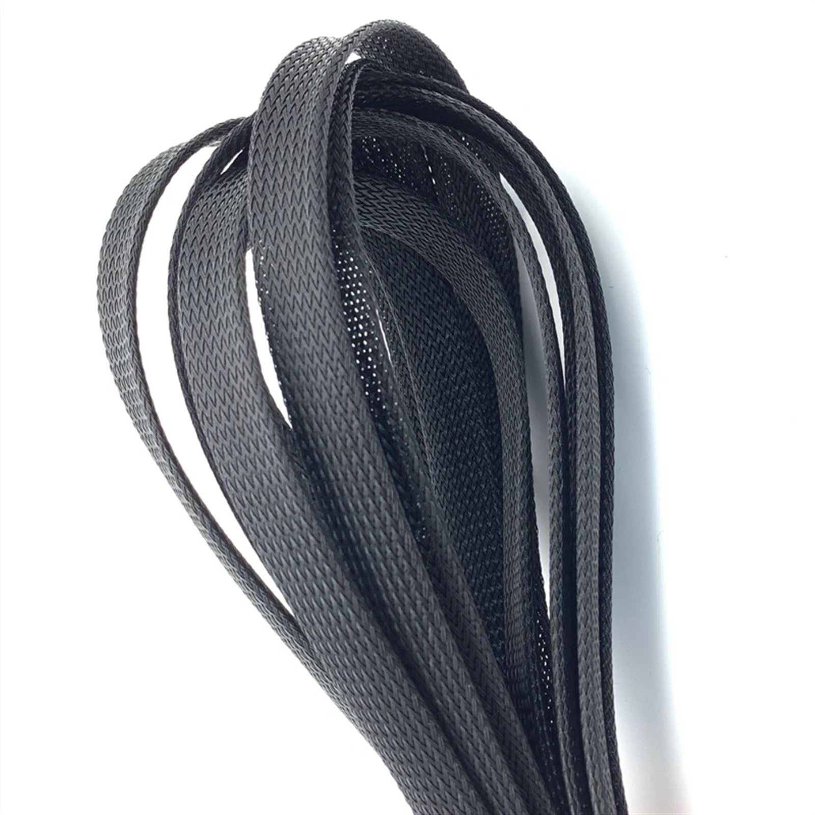 Guaina Protettiva for Cavi Cable Tidy, Guaina for Cavi Cable Tidy 5/10M,Guaina Isolante espandibile da 2-40mm,Guaina in Nylon Intrecciato, avvolgimento for Cavi di Alimentazione USB(40MM-10M)