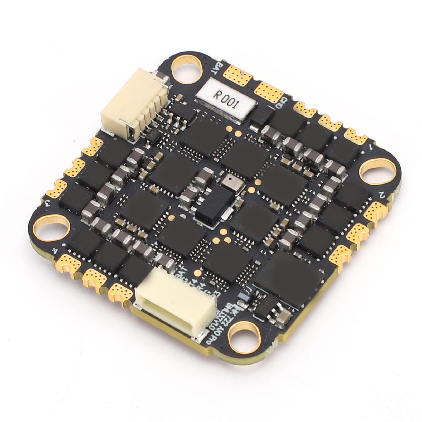 Alomejor Płyta Kontroli Lotu 4 w 1 ESC, Procesor 32-bitowy STM32F722RET6 do Drona Wyścigowego, Podwójny żyroskop ICM 42688, Obsługa 45A 2-6S DShot150
