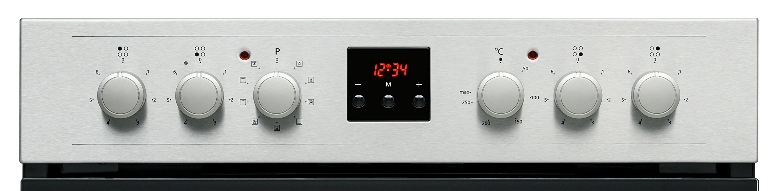 Sharp K-62D19IM0-EU Einbau-Backofen 60 cm, 78 Liter, Edelstahl, Heißluft, Multifunktionsbackofen, versenkbare Drehknebel, Energieeffizienzklasse A