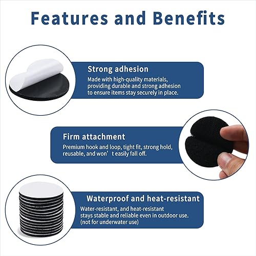 Miniatura 4 de Cinta adhesiva  30 puntos adhesivos en la parte trasera  Resistencia industrial de doble cara  Cinta de montaje resistente para alfombra de alfombra