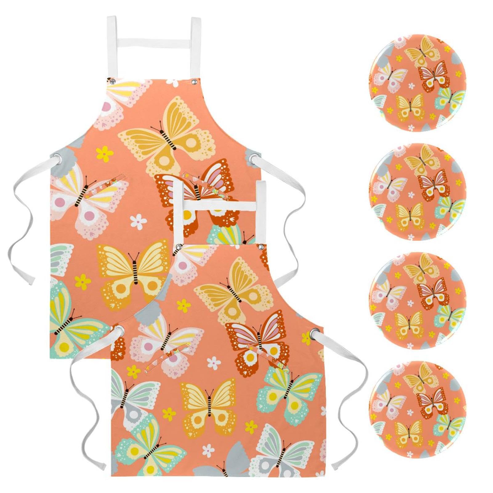 Tablier de cuisine lot de 2 pour restaurant et nettoyage - 7