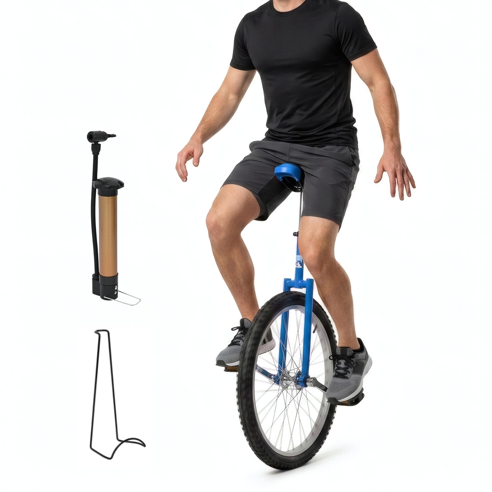 Amazon | Nisorpa 20インチ 一輪車 スタンドと滑り止めペダル付き