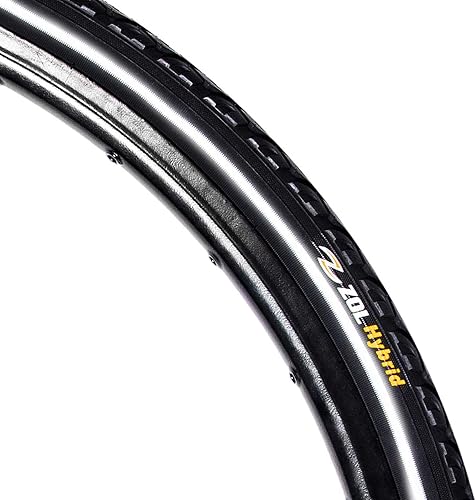 Miniatura 5 de Zol Paquete de 2 neumáticos y tubo reflectantes Velocita Road 700X38c Prestaválvula francesa