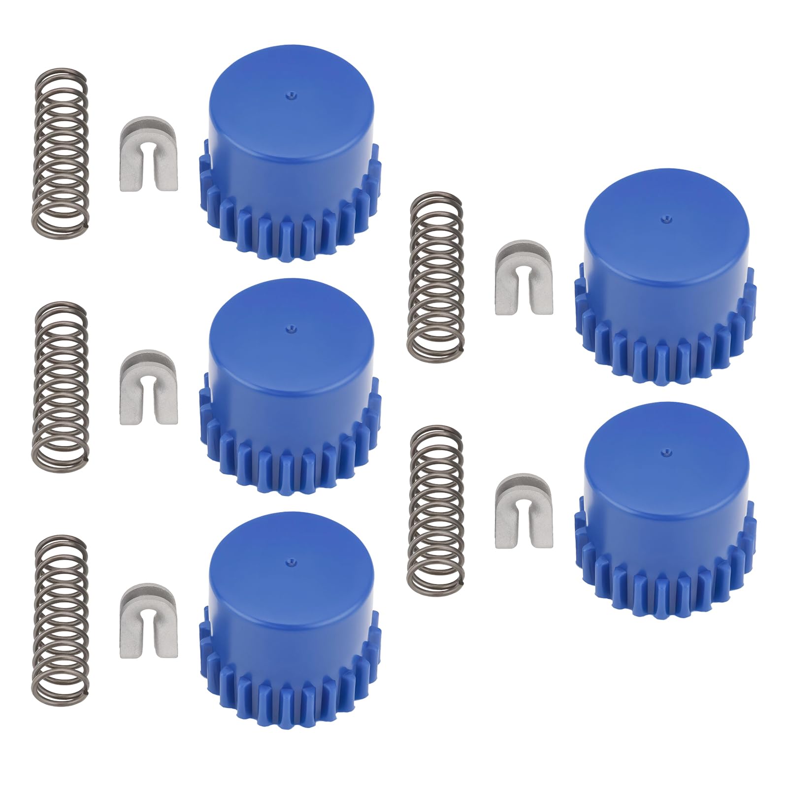 Sg Store 5 Sets Of Trimmer Head Bump Knobs Springs Kits Compatible With Husqvarna T25 T25b T25bb Oe 537338701 Bumper Buttons+Springs+Eyelet Sleeves