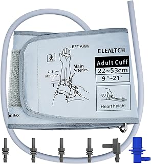 Extra Large Cuff Compatible with Most BP Monitors 9"-21" Inches (22-53CM) XL Blood Pressure Cuff Adult ARM BP Replacement