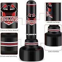 NZQXJXZ 180cm Álló Boxzsák Ütőzsák Boxkesztyűvel és Elektromos Pumpával 8