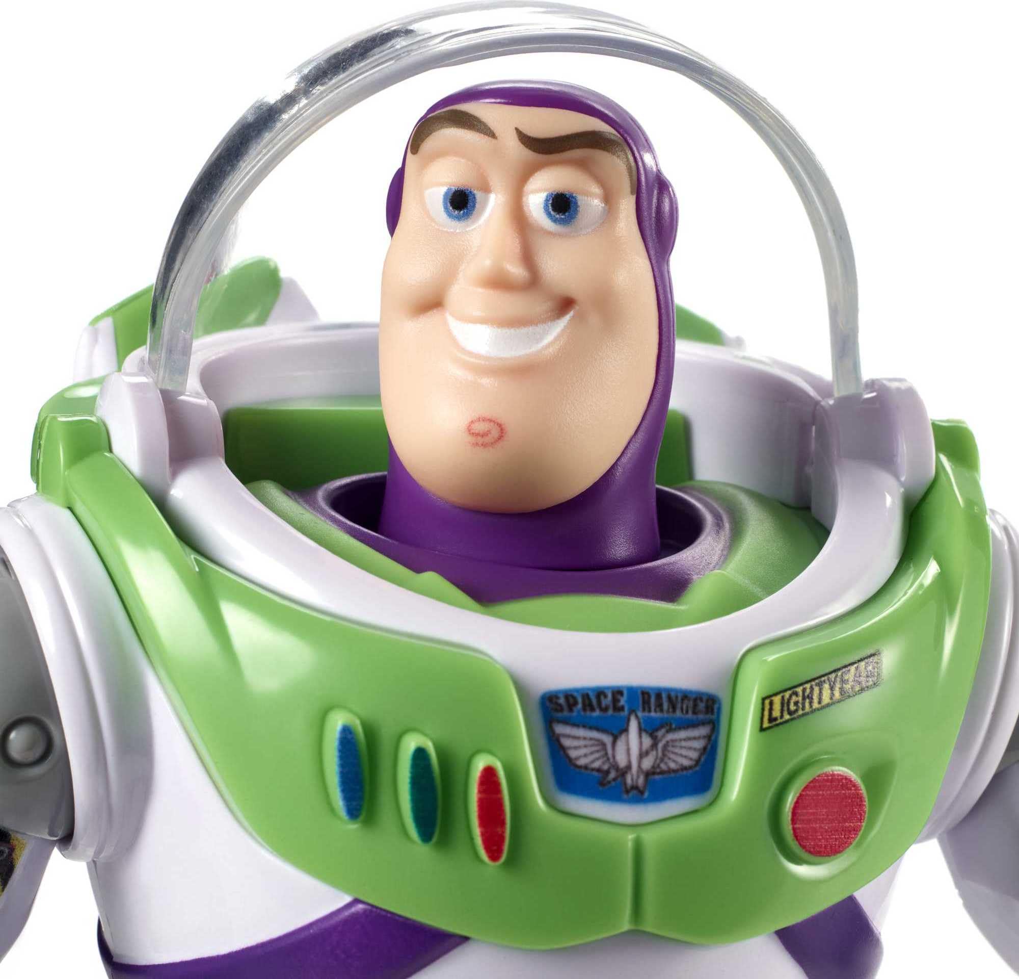 Mattel- Disney Toy Story 4-Figura básica Buzz Lightyear con Casco, Juguetes niños +3 años GGX30, Multicolor — view 4