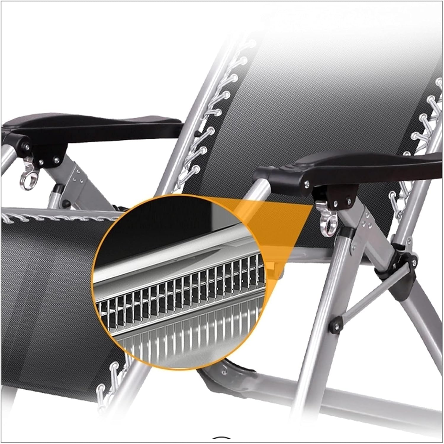 Deck Chairs Set of 2 Folding Reclining Chair/Lounge Chair/Deck Chair/Patio Chair Folding Zero Gravity Sun Loungers Bed Recliner Lounge Chair Oversize (Color : Style 2, Size : 180x67cm)