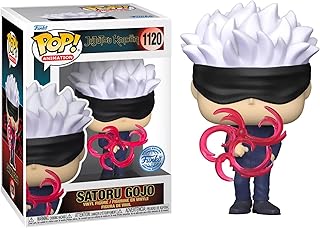مجسم دمية من فانكو بوب! أنيمي: شخصية ساتورو جوجو باليد الحمراء سلسلة جوجوتسو كايسن حصري فينيل متعدد الألوان
