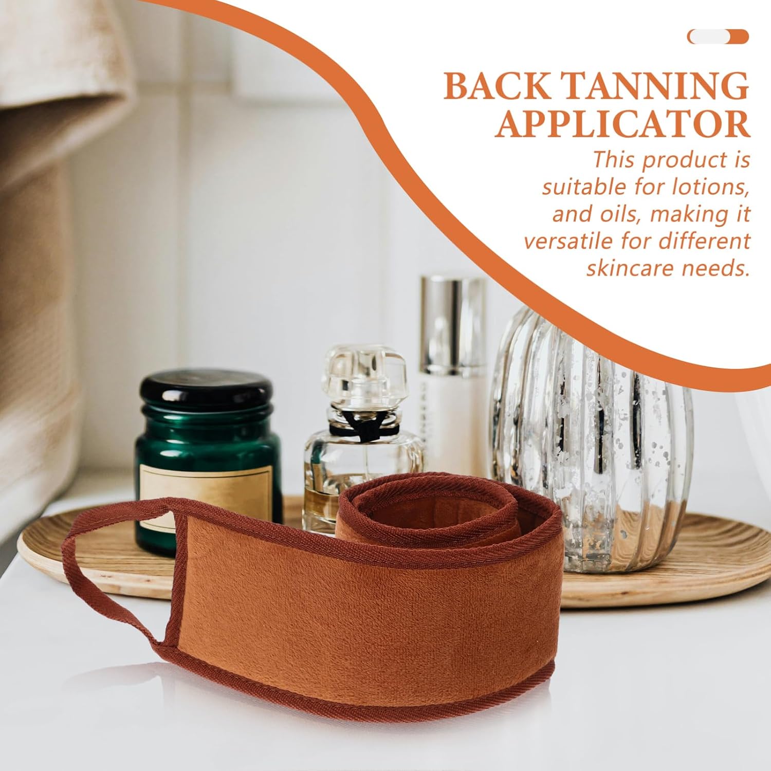 Self Tanning Back Applicator Handle Back Lotion Applicator for Easy Application Comfortable for Daily Use