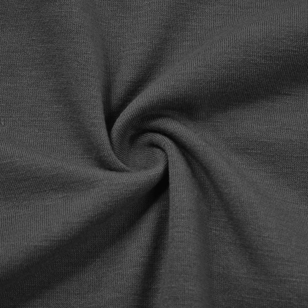 MITILLY Women's Casual T-Shirt Dresses Sleeveless V Neck Button Down A Line Loose Swing Short Dress with Pockets - Image 5