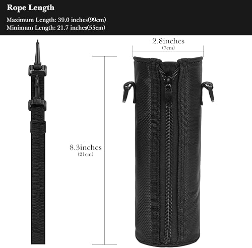 Miniatura 2 de Linkidea Soporte delgado para botella de agua compatible con Hydro Flask boca estándar de 182124 onzas, IRONFlask boca estrecha, Contigo, bolsa de