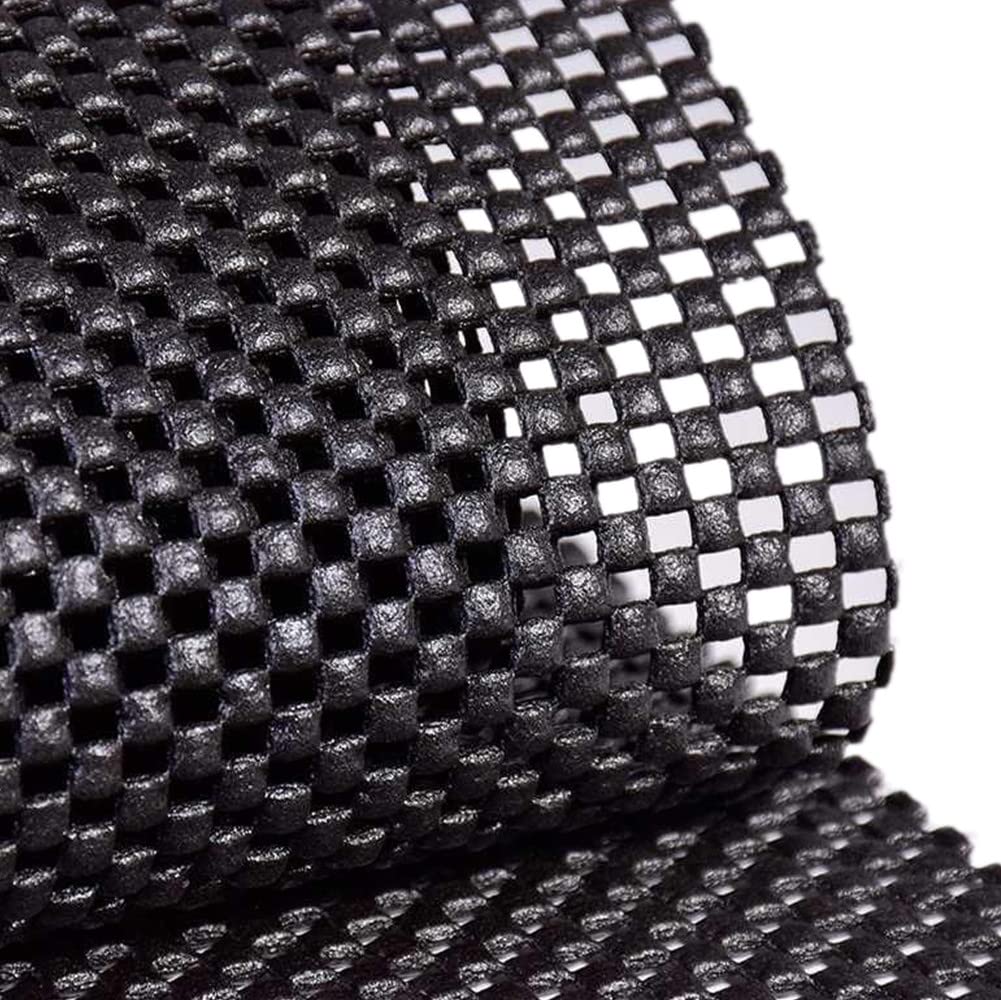 Moyishi Non-Slip Rug Pad Multipurpose Thick for Hardwood Floors Car Trunk Mats Shoe Mats Drawer Pad Black 24x78