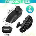 MYUDEGEAS Anti-Slip Fitness Rypt Grips - The Alternative to Gyrp Grips for Weight Lifting,Training, Exercise, Deadlifts, Pull-ups, No More Sweaty Gym Gloves,Rubber Gym Grip for Women and Men gallery image
