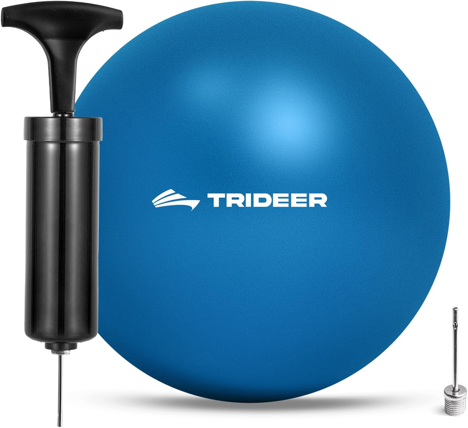 Trideer Pilates Ball – 7-8 inch with Pump, Small Core Ball for Yoga, Barre, Physical Therapy