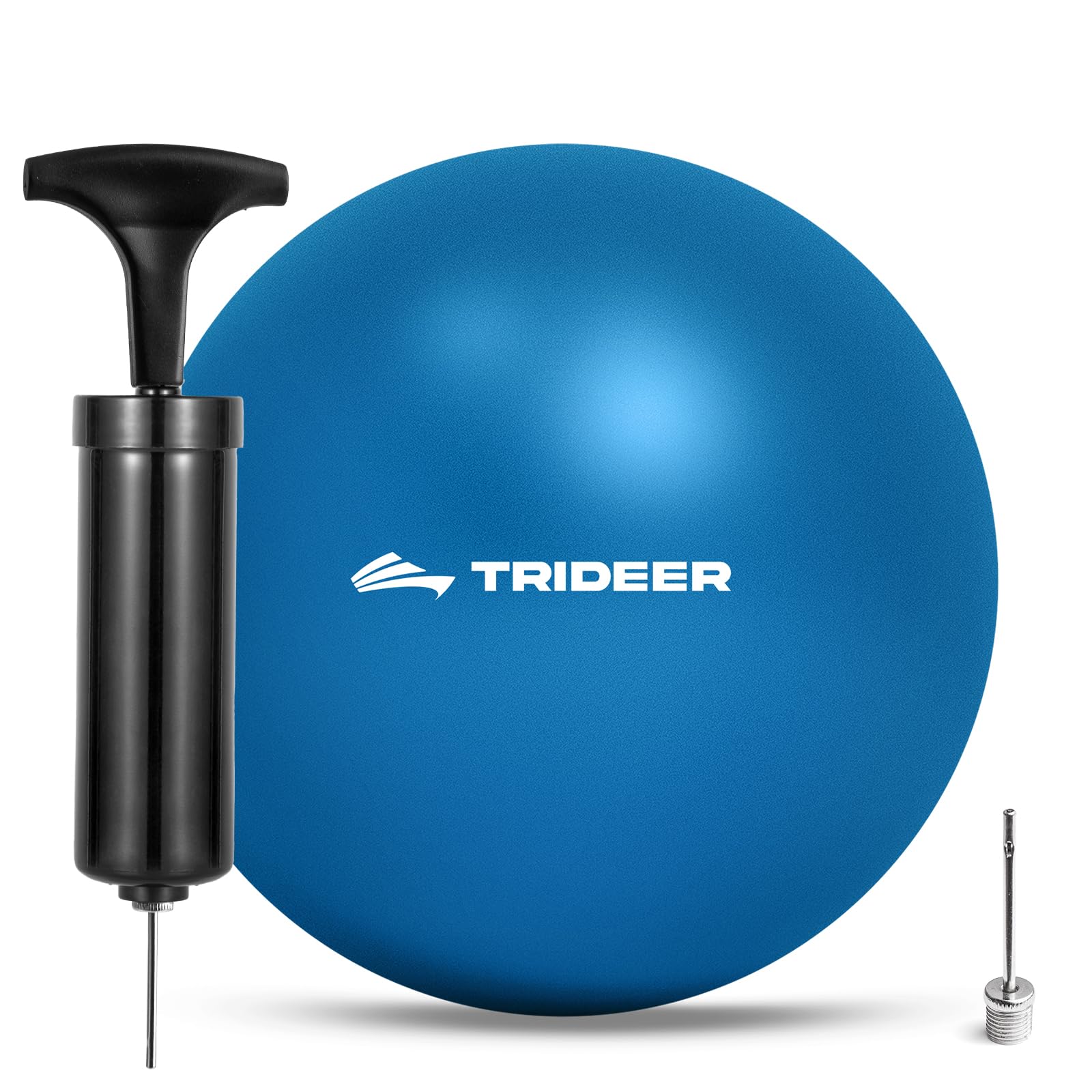 Trideer Pilates Ball - 7-8 inch with Pump, Small Core Ball for Yoga, Barre, Physical Therapy