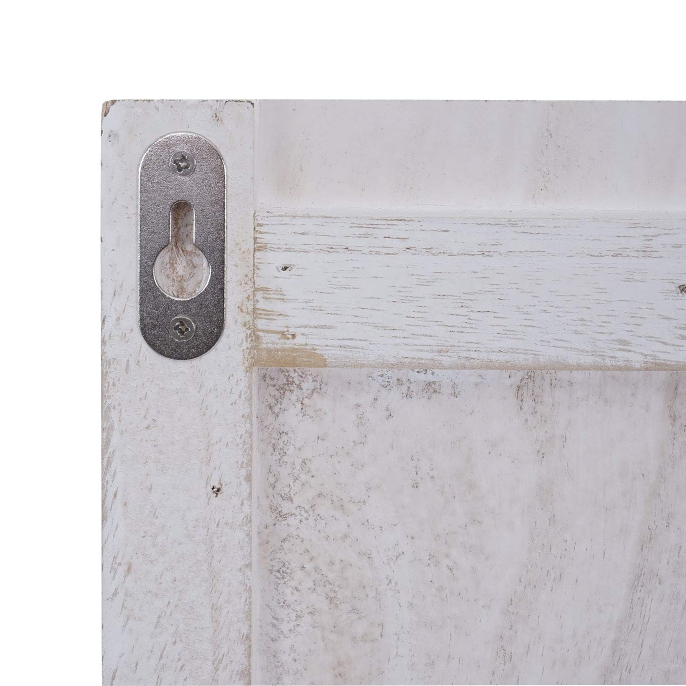 Mendler HWC-C89AM Home - Perchero de Pared Colgador Ropa, 8 Ganchos, 91 x 60 cm, Color Blanco