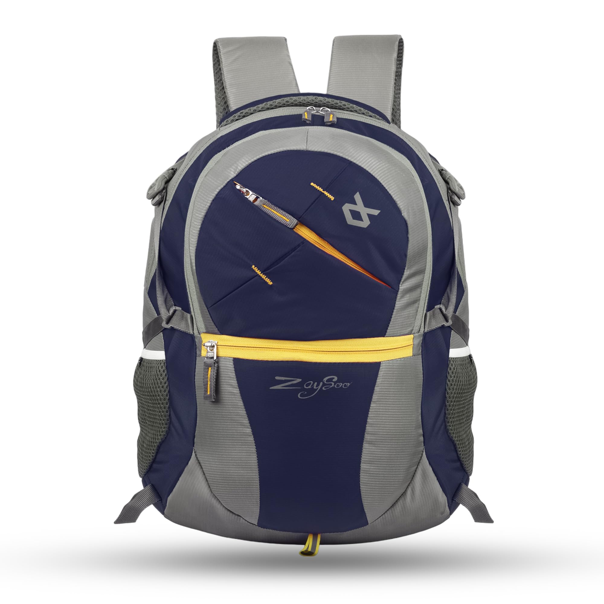 ZaySoo Laptop Backpack Fits Most Laptops and Features with Multiple Compartments and Pockets Yellow Chain Design - Navyblue (B0C6Q911W7) Amazon Price History, Amazon Price Tracker