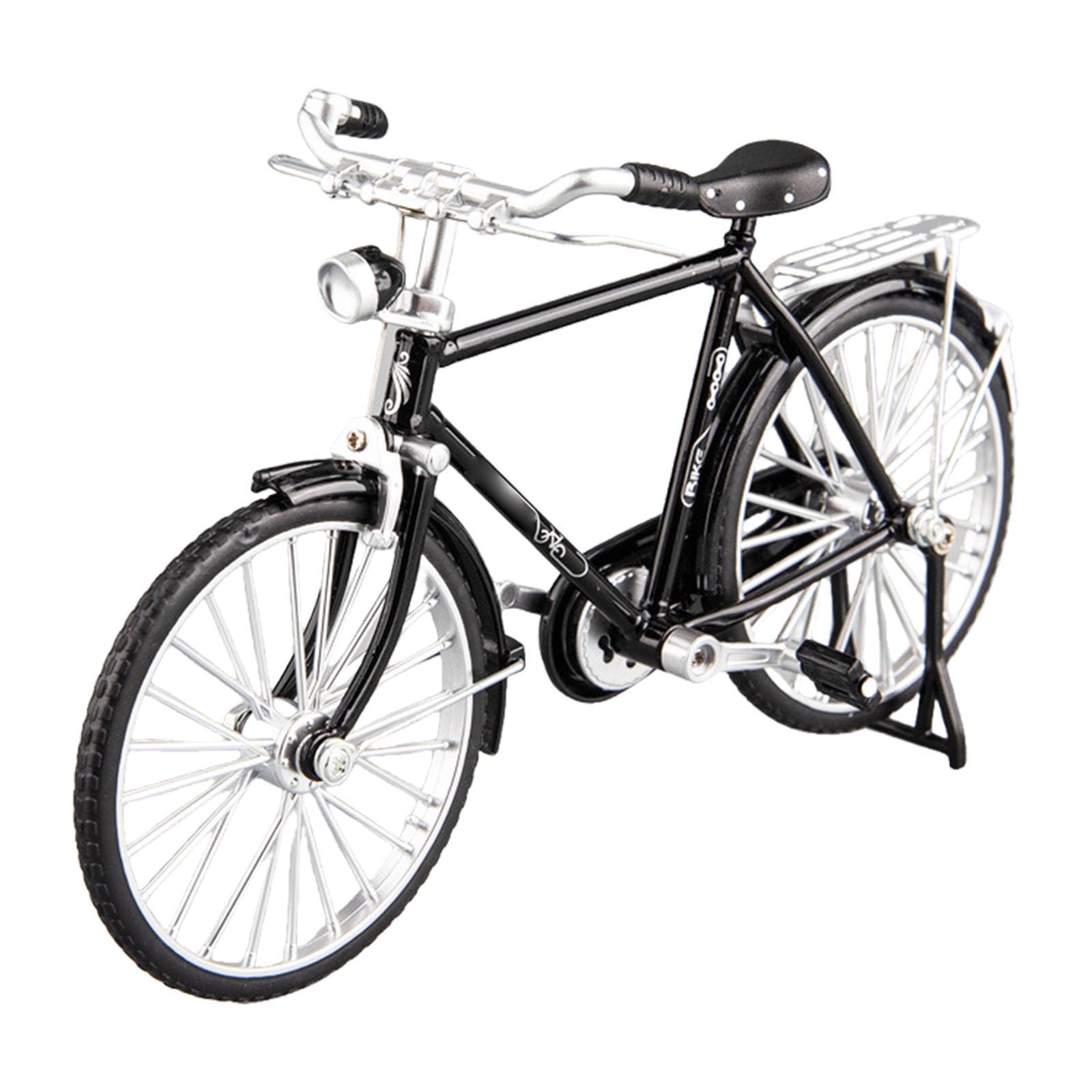 KAQNTUD Nostalgic Bicycle Model Collectible Miniature Bicycle for Home Decorations Living Room or Bedroom Desktop Figure Alloys Bicycle Model