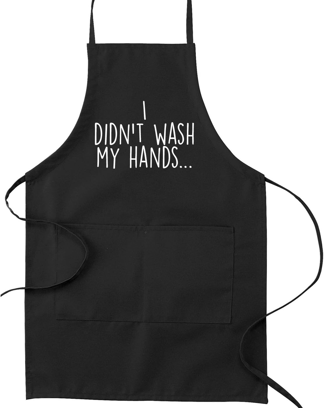 Decal Serpent I Didn't Wash My Hands Funny Parody Cooking Baking Kitchen Apron - Forest Green