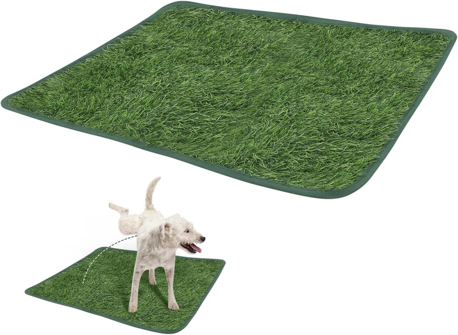KESYOO Delicate Artificial Grass Pee Mat for Dogs Wear-Resistant Portable Pet Toilet for Use Reusable Fake Grass Pad