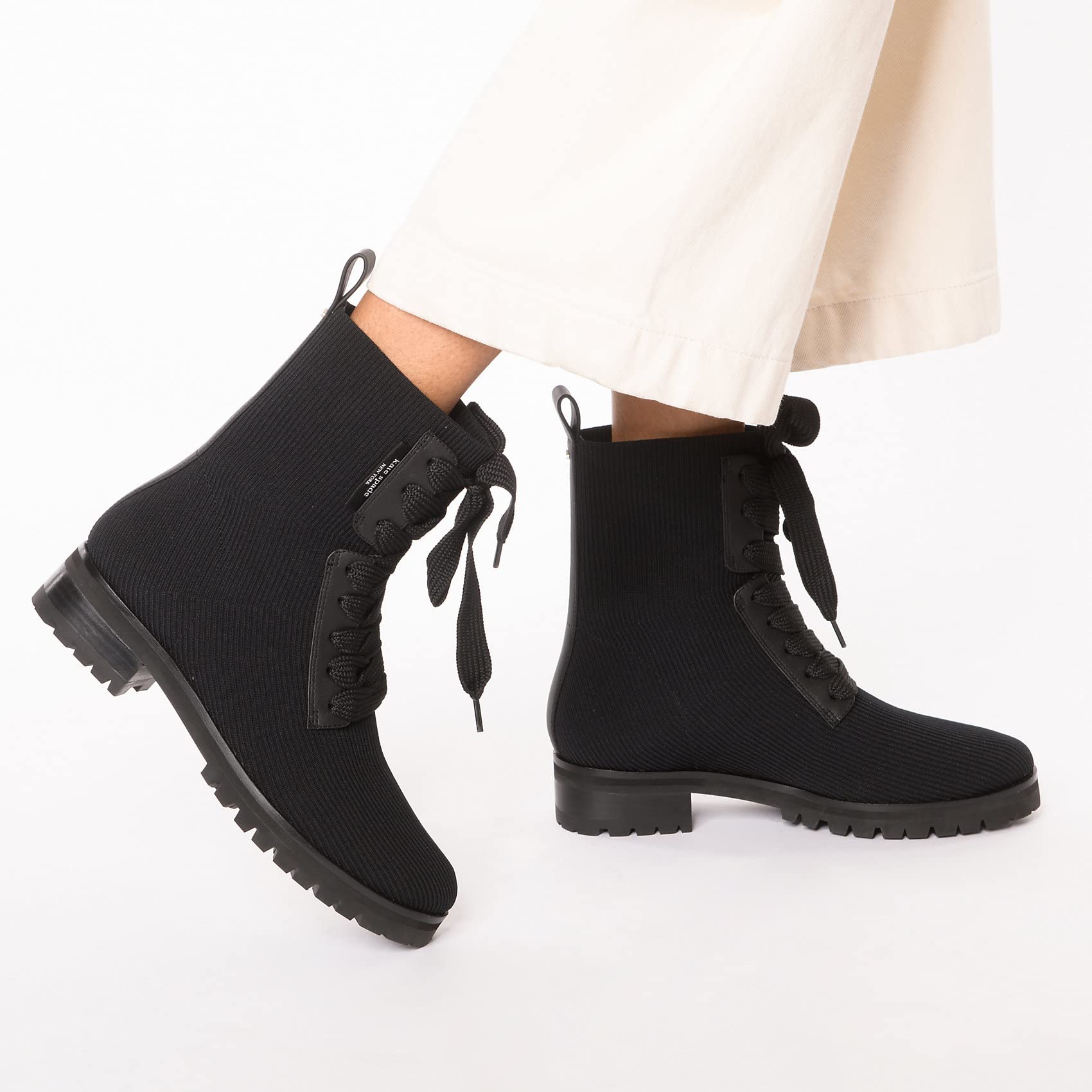 【極美品】Kate Spade MERIGUE ブーツ 黒 ニット レザー kate spade new york Merigue Black 10 M | B2B Liquidation