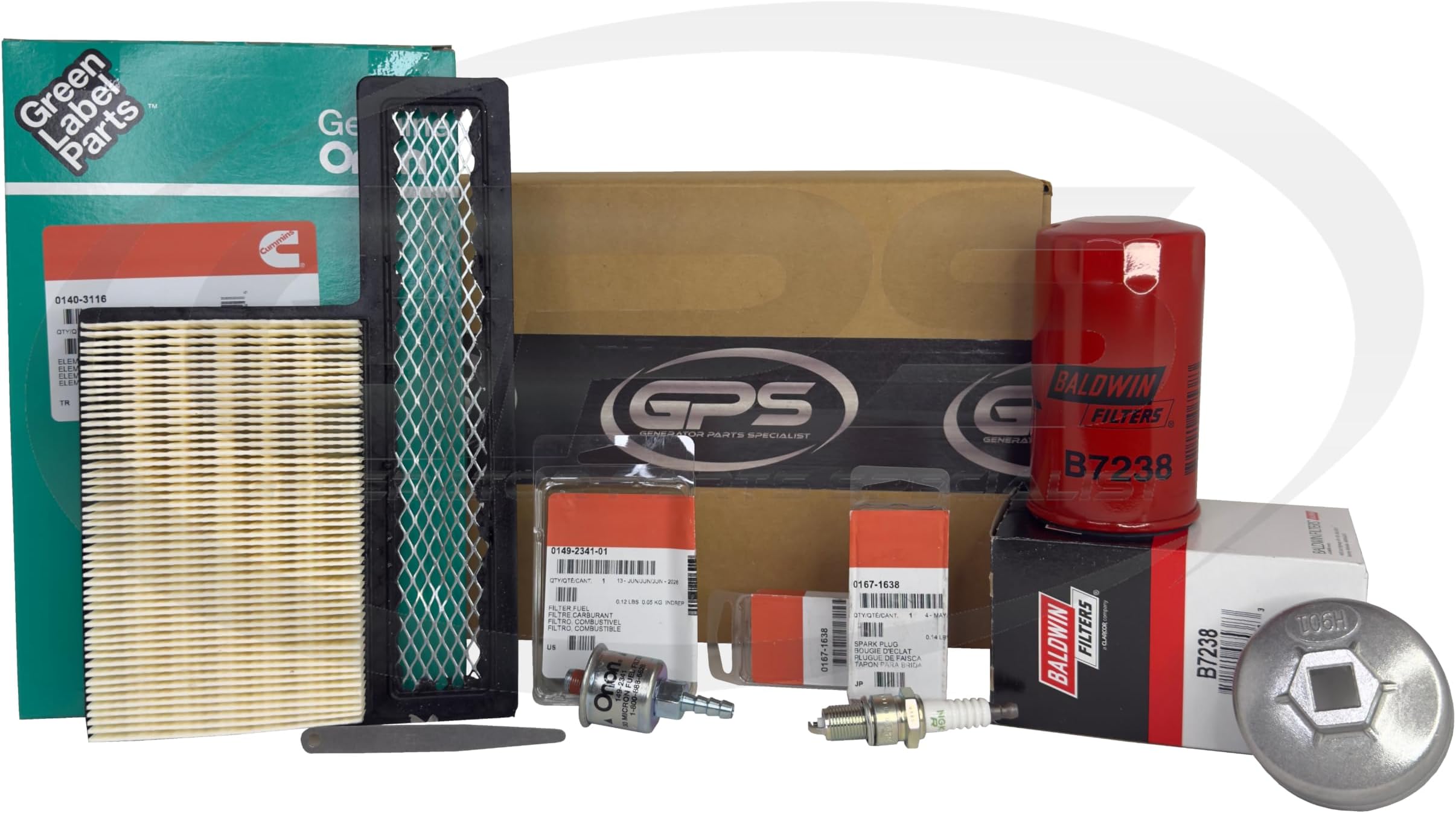 GPS Tune Up Kit for Onan RV Generators 5500 and 7000, HGJAB, HGJAC and Commercial HGJAE