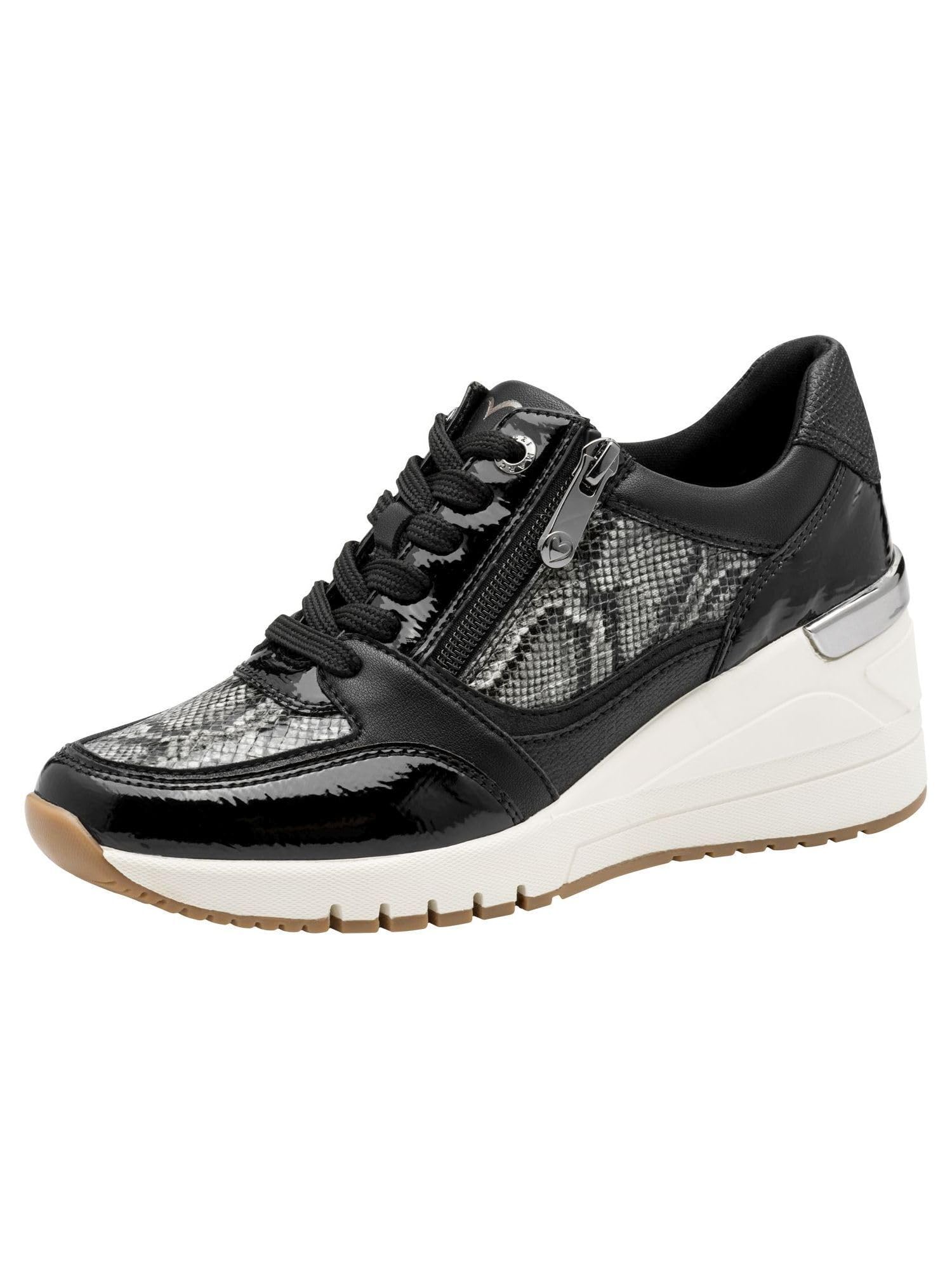 MARCO TOZZI Women's 2-23765-45 Trainers, Black Comb, 41 EU, Black (Black Comb), 8.5 UK