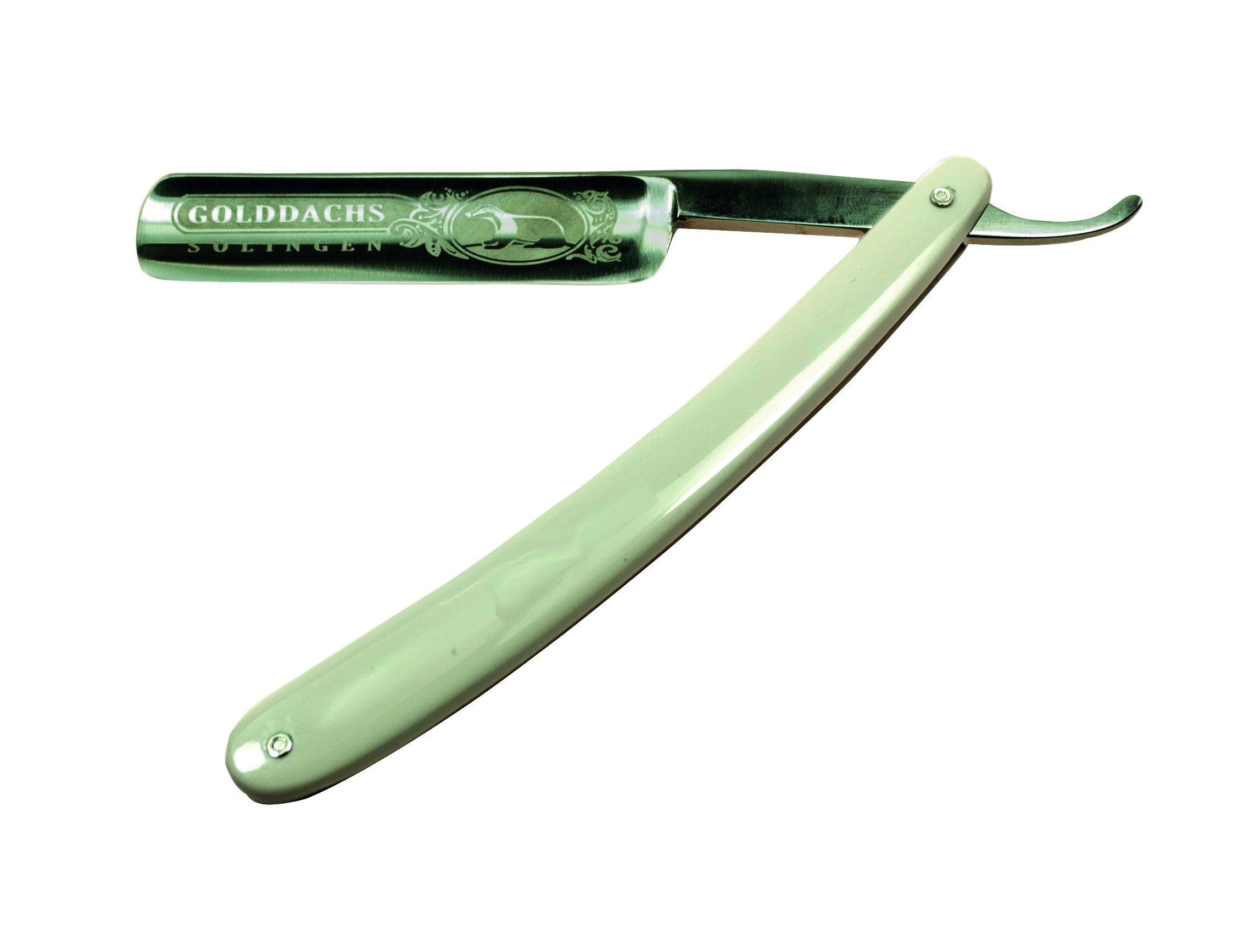 White Shaving Knife razor by Gold-Dachs