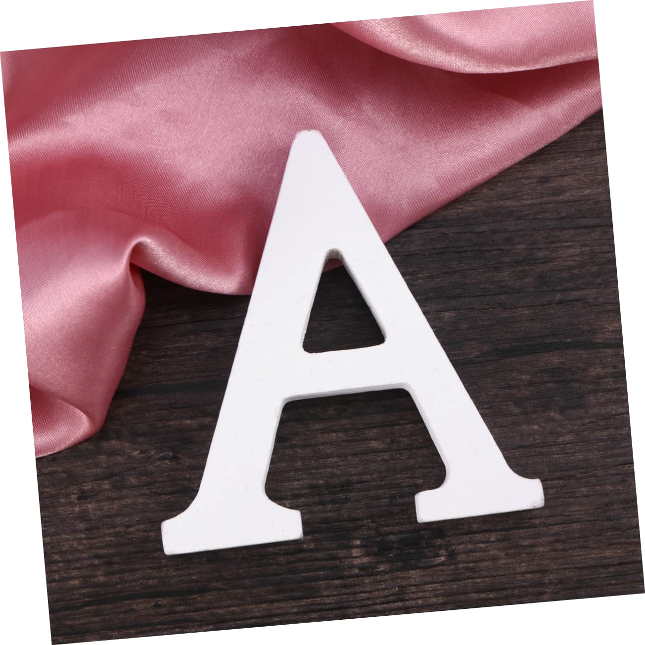 Cabilock Alphabet a Decor Letter 8cm Wood Material DIY Decorative Home Wedding Party