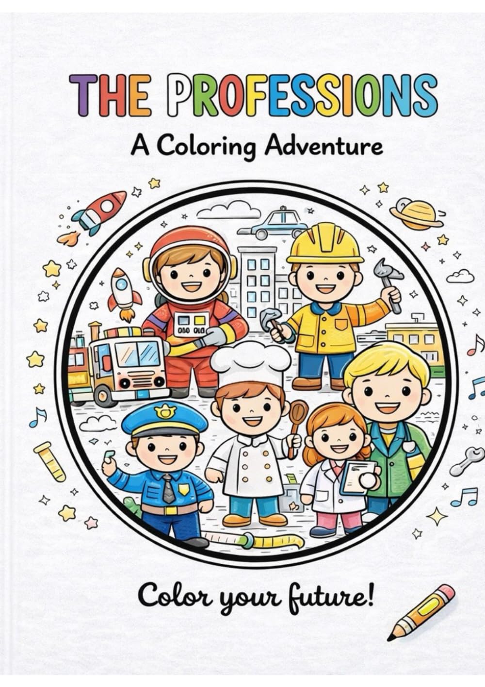 The Professions - A color adventure.: Color your future.