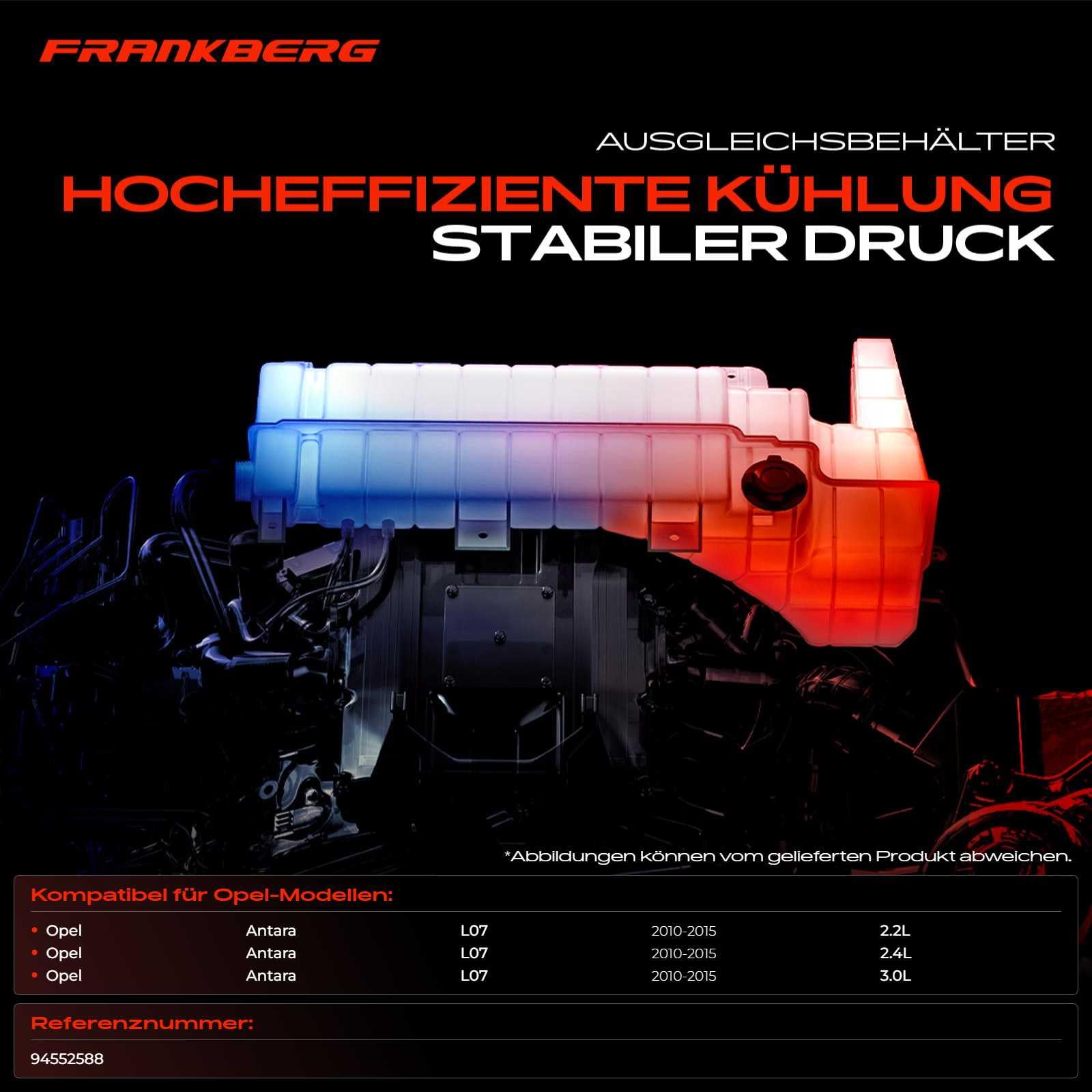 Frankberg Ausgleichsbehälter 94552588 | Kompatibel mit Antara L07
