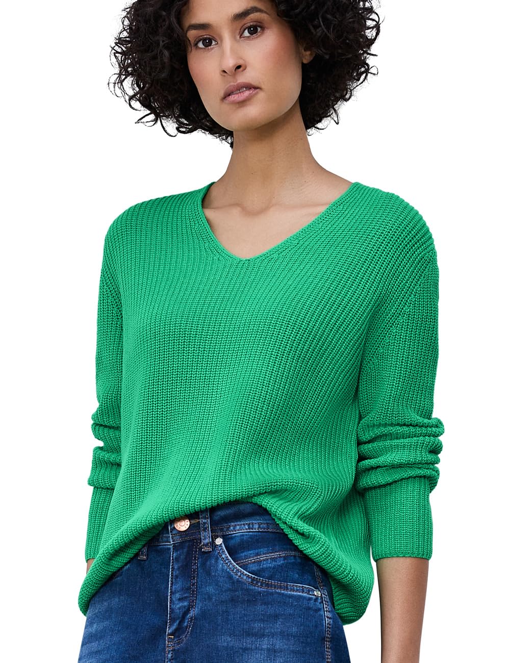 Street One Damen Pullover in Unifarbe
