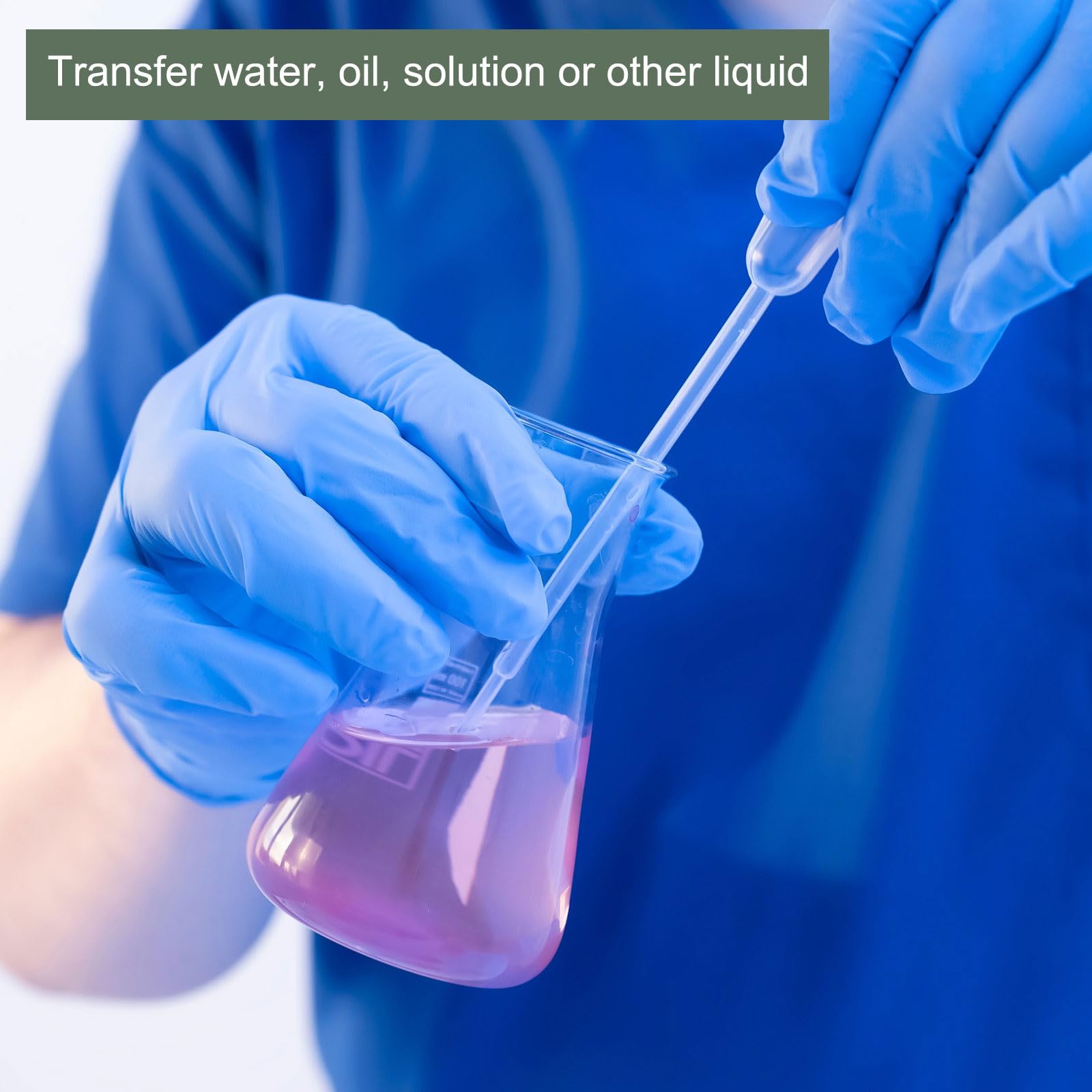 YOKIVE 100 Stück Einweg-Pipetten 0,2 Ml – Transparente Tropfer Für Labor, Chemie & Heimwerken (2,5 Zoll Lang)