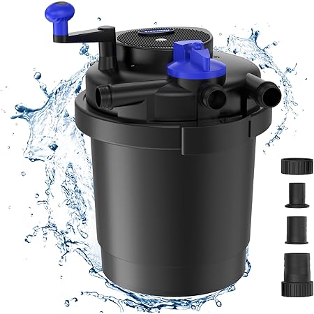 Filtro Per Laghetto A Pressione Con UVC 12000L/H Filtro Stagno Per Acqua 13w - Foto 7