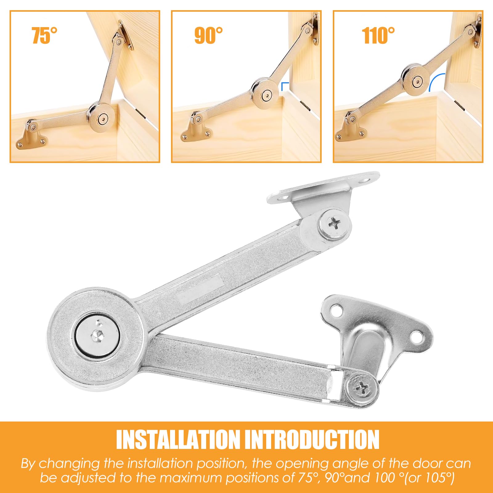 Lot De 2 Charnières De Support De Couvercle Softclose Avec Vis Et