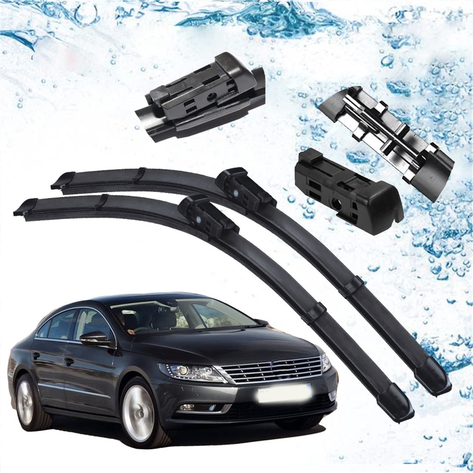 Balais d'essuie-glace de pare-brise avant haute qualité pour Passat CC 2013 accessoires