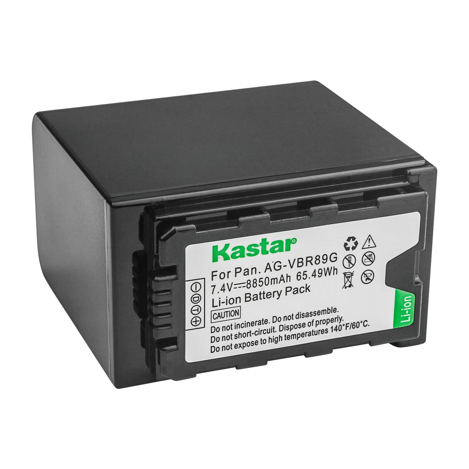 Amazon.com : Kastar 1-Pack AG-VBR89G Battery 7.4V 8850mAh
